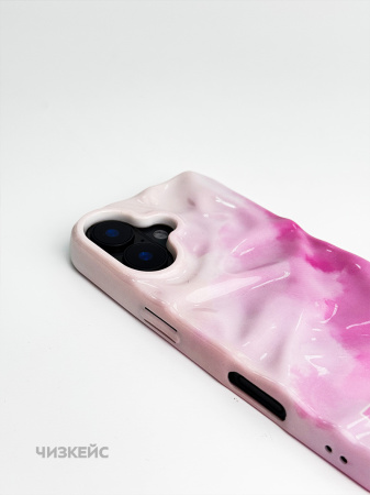 Чехол Карамель iPhone 15 Pro Max розовый