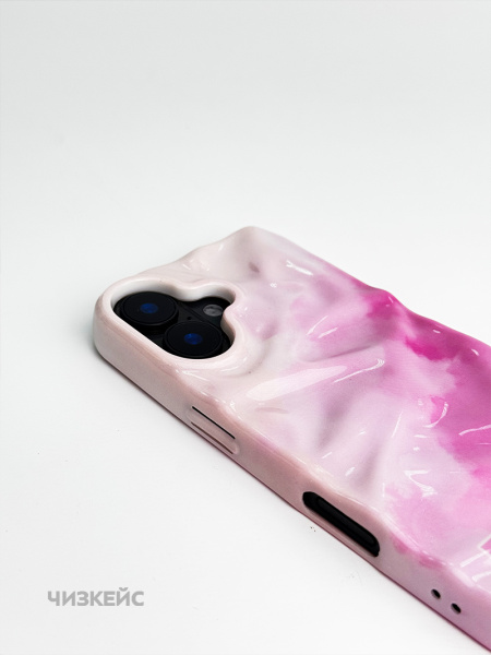 Чехол Карамель iPhone 14 Pro розовый