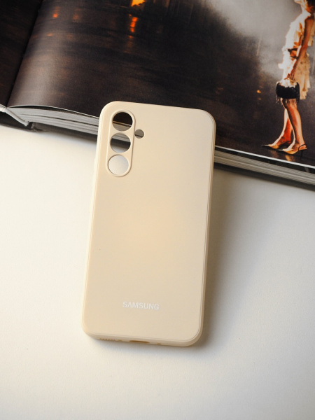 Чехол- накладка Silicone Cover Samsung S23 Ultra белый