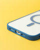 Чехол Magnetic Case iPhone 14 Pro синий