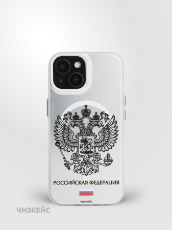 Чехол Чизкейс MagSafe iPhone 13/iPhone 14 Федерация белый