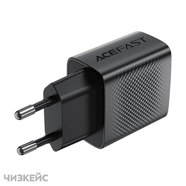 СЗУ AceFast A90 (1USB-A, 3.0A, QC3.0, PD 18W) + кабель Type-C черный