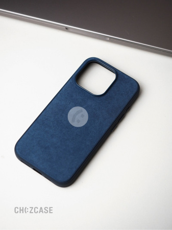 Чехол Apple FineWoven Case MagSafe iPhone 15 Pro темно-синий