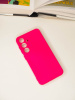 Чехол Silicone Cover Samsung S24 ярко-розовый