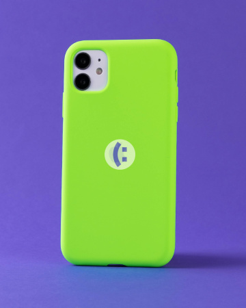 Чехол- накладка Apple Simple Case iPhone 14 Plus ярко-зеленый