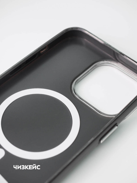 Чехол Крем-сода Magsafe iPhone 13 Pro Max черный