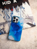 Чехол Стихия iPhone 16 Pro синий