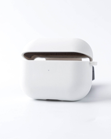 Чехол Apple AirPods 1/2 Silicone Case белый