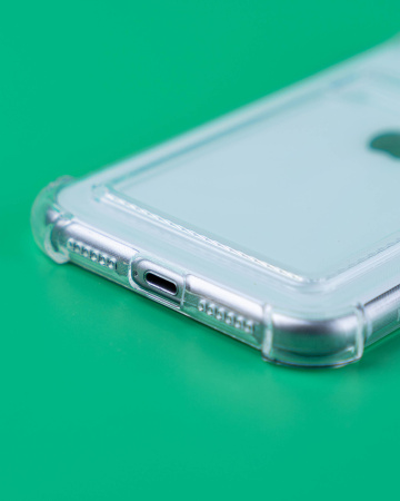 Чехол- накладка PP Pocket iPhone 12 Pro Max силикон прозрачный