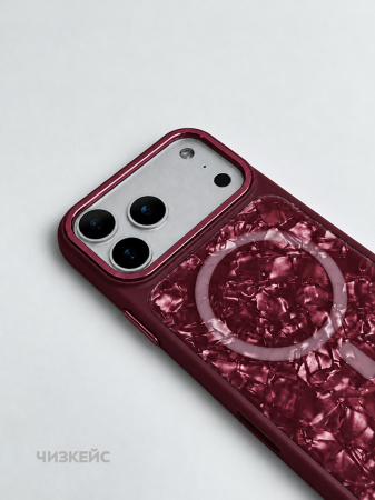 Чехол Фруктовый лед iPhone 17 Pro Max/18 Pro Max бордовый