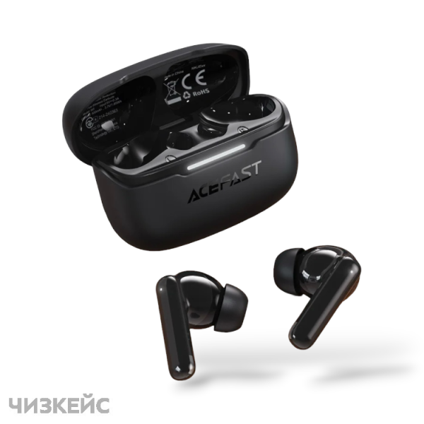 Наушники беспроводные AceFast W5 ANC (Bluetooth 5.4) черный