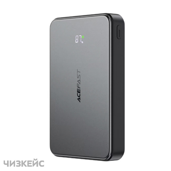 Внешний аккумулятор AceFast M31 10000 mAh (1USB-C, LED, PD 22.5W, Magsafe 15W) черный