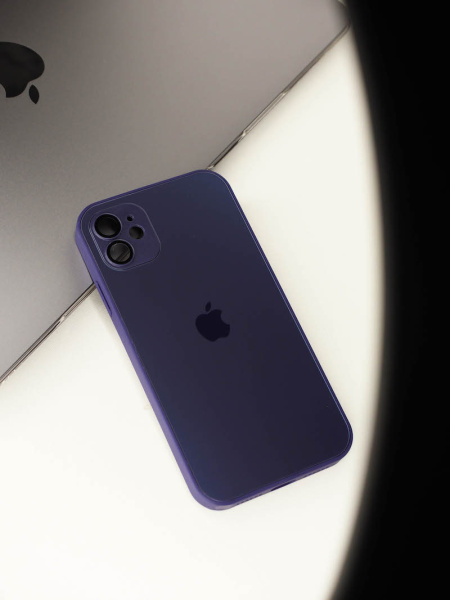 Чехол- накладка Мегаполис iPhone 11 фиолетовый