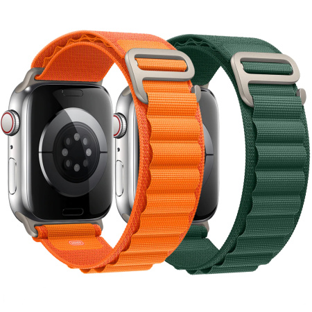 Ремешок Alpine Loop Apple Watch 42/44/45/49 мм M оранжевый