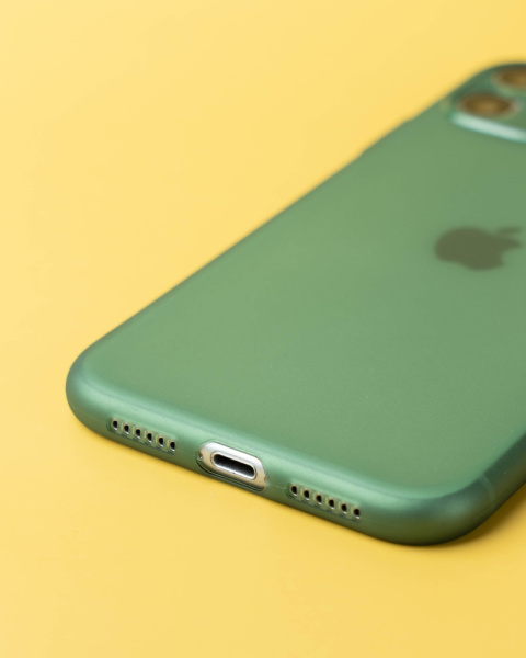 Чехол- накладка Ultra-thin Matte Case iPhone 14 Pro синий