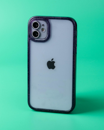 Чехол- накладка Crystal iPhone 13/iPhone 14 фиолетовый