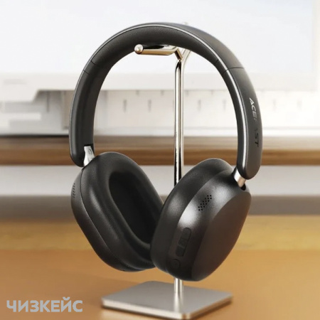 Наушники беспроводные AceFast H12 ANC (Bluetooth 5.4) полноразмерные черный