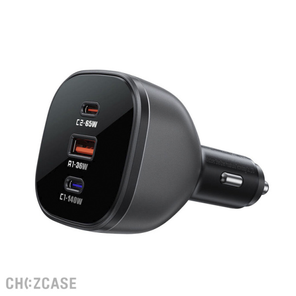 АЗУ-USB AceFast B14 (1USB-A, 2USB-C, 3.0A, QC3.0, PD 165W) черный