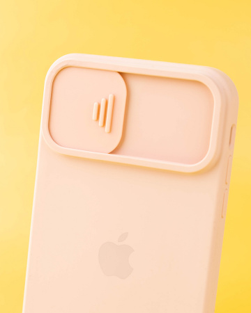 Чехол- накладка Touch Slide iPhone 12 Pro Max розовый песок