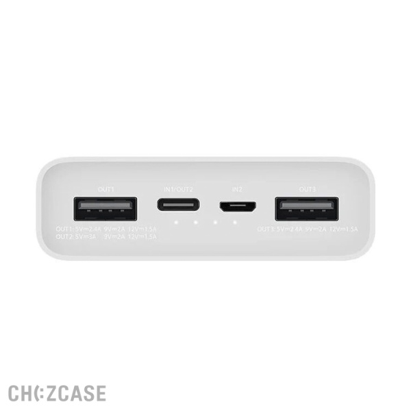 Внешний аккумулятор Xiaomi Mi Power Bank 3 20000 mAh (2USB-A, USB-C, 22.5W, 3A) белый
