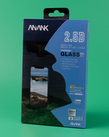 Защитное стекло ANANK 2.5D iPhone 12/iPhone 12 Pro черный