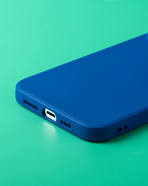 Чехол MY COLORS iPhone 14 Pro Max силикон синий