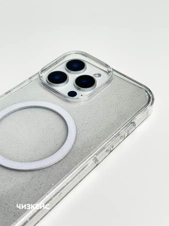 Чехол Звездопад iPhone 16 MagSafe белый