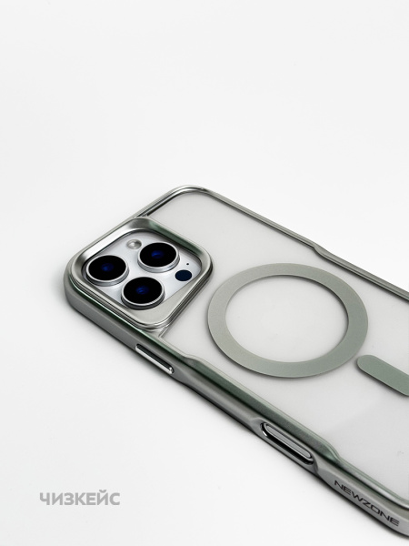 Чехол Эверест MagSafe iPhone 11 серебро