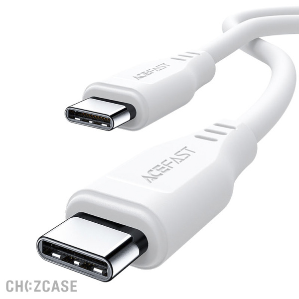USB-кабель AceFast C3-03 Type-C/Type-C (3A, 60W) 1.2 м белый