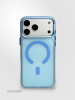 Чехол Невесомость iPhone 17 Pro/18 Pro MagSafe голубой