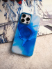 Чехол Стихия iPhone 13 Pro Max синий