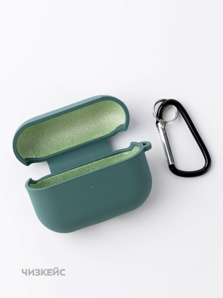 Чехол Apple AirPods Pro 3 Silicone Case зеленая сосна