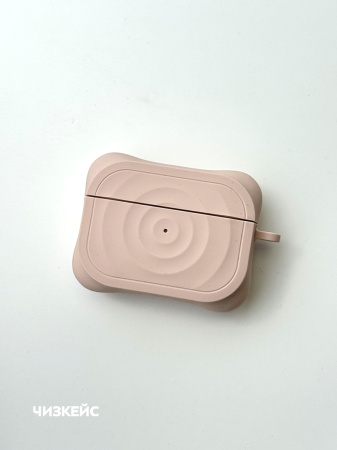 Чехол Волна Apple AirPods 4 розовый песок