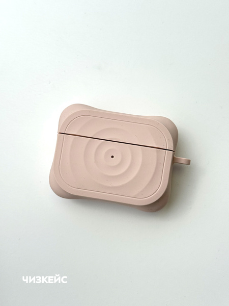 Чехол Волна Apple AirPods 4 розовый песок
