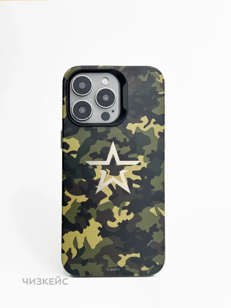 Чехол Чизкейс MagSafe iPhone 13 Pro Max Звезда2 черный