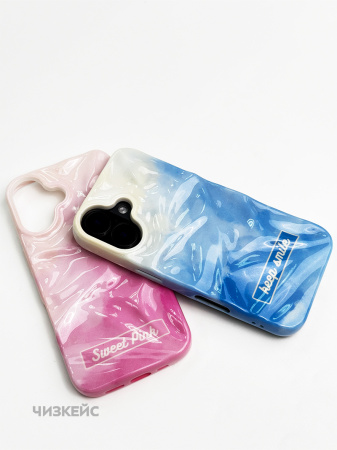 Чехол Карамель iPhone 15 Pro Max розовый