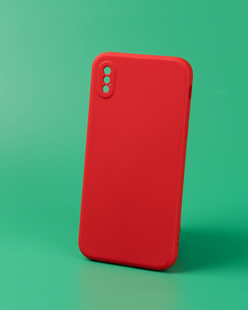 Чехол- накладка MY COLORS iPhone XR силикон красный