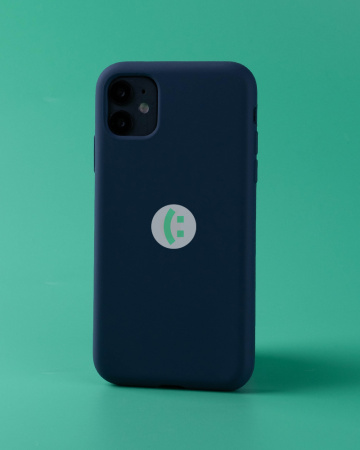 Чехол- накладка Apple Simple Case iPhone 14 Pro темно-синий