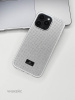 Чехол Swarovski Varnish iPhone 13 Pro Max серебро