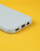 Чехол Silicone Cover Samsung S23 Ultra голубой