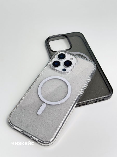 Чехол Звездопад iPhone 16 MagSafe белый