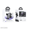 Автодержатель + АЗУ HOCO HW1 Pro (дефлектор, зажим, 15W) черный