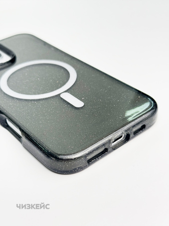 Чехол Звездопад iPhone 16 MagSafe черный