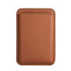 Картхолдер Apple Magsafe Leather Wallet One коричневый