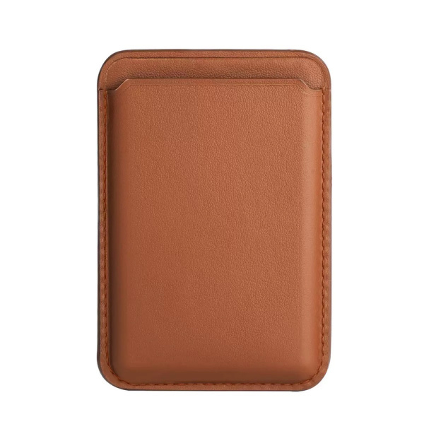 Картхолдер Apple Magsafe Leather Wallet One коричневый