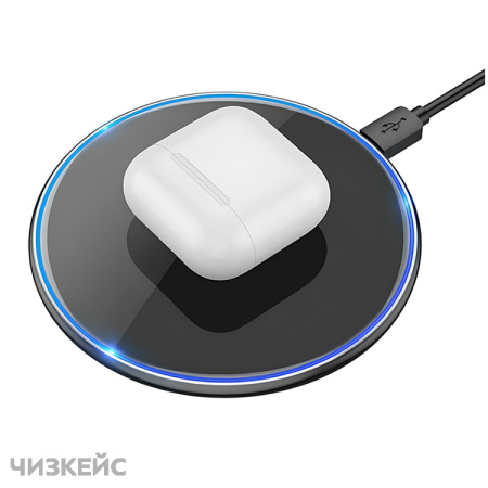 Беспроводное зарядное устройство HOCO CW6 Pro (3A, 15W) черный