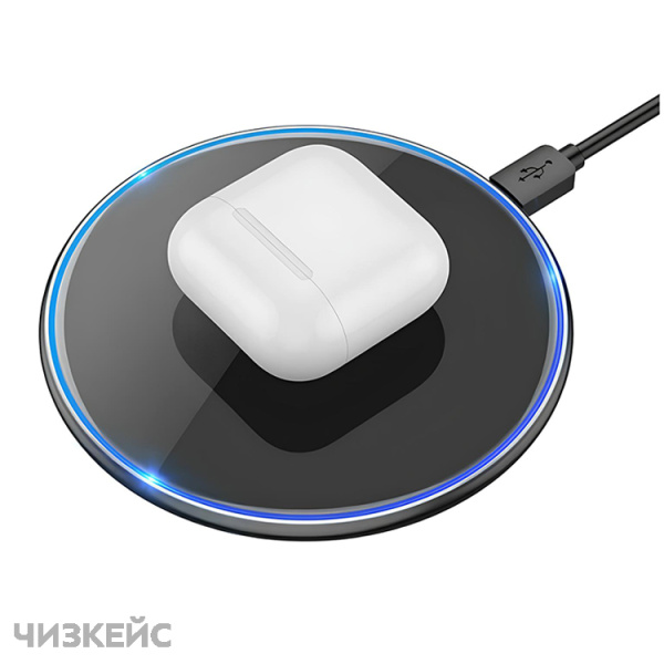 Беспроводное зарядное устройство HOCO CW6 Pro (3A, 15W) черный