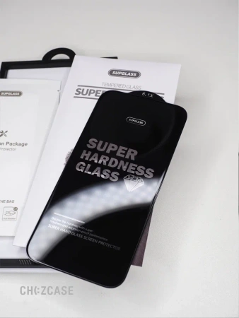 Защитное стекло SUPGLASS Samsung S24 Ultra черный