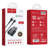 СЗУ HOCO C12Q (1USB, 3A,QC3.0) + кабель Type-C черный