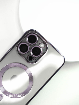 Чехол- накладка Притяжение iPhone 11 фиолетовый